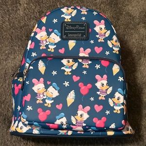 Loungefly X Disney Donald and Daisy Love Mini
Backpack Disney Parks